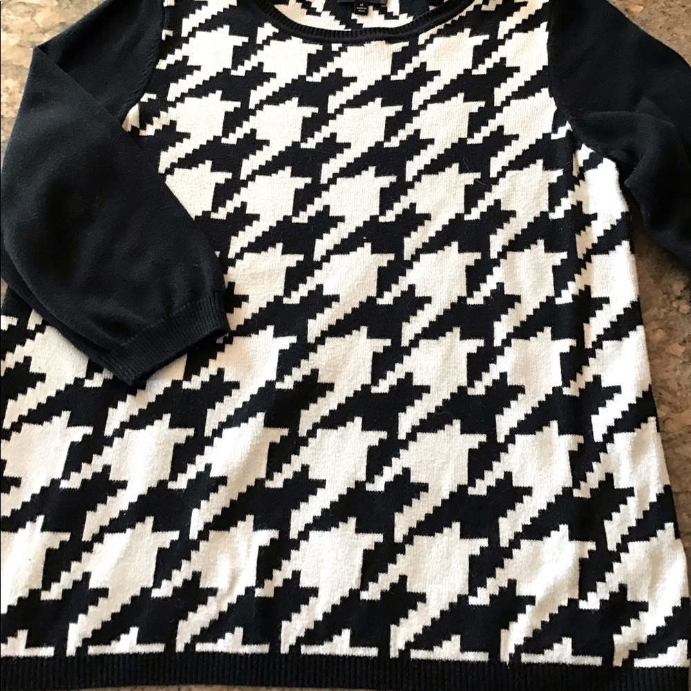 Houndstooth Sweater by The Limited